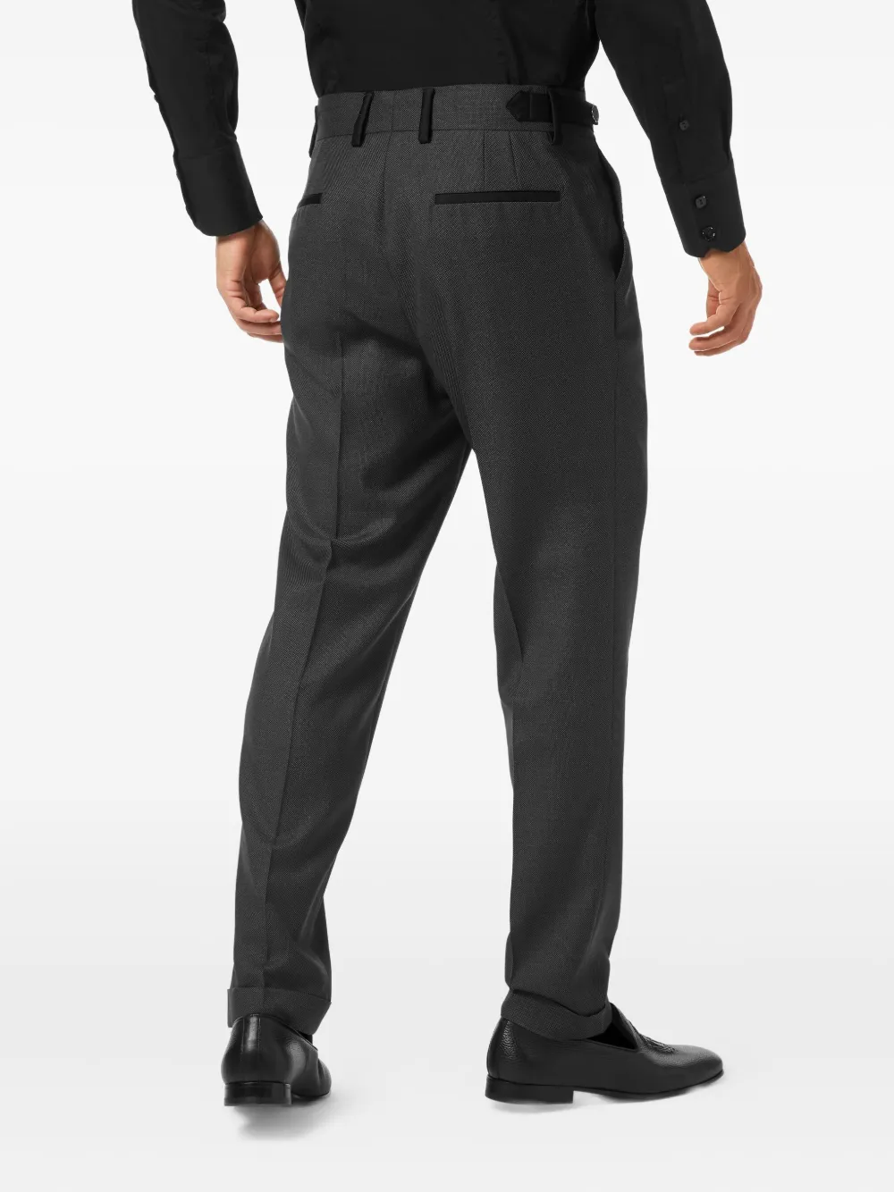 Billionaire Plooibroek met ceintuur Grijs