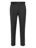 Billionaire pleated belt-insert trousers - Grey