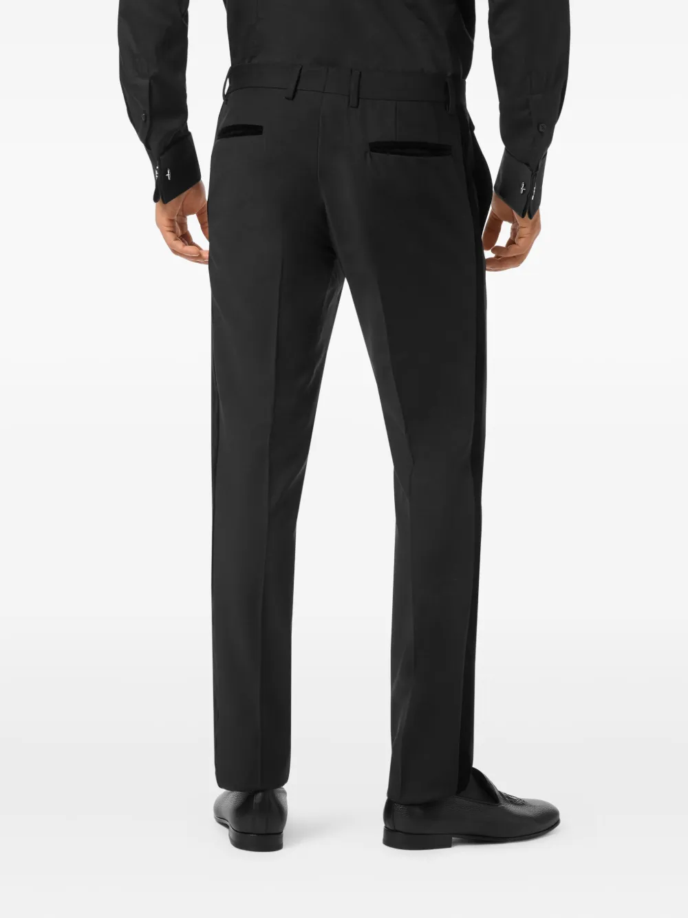 Billionaire Classic Gold broek met fluwelen zak Zwart