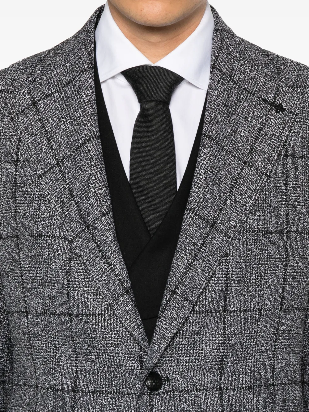 Tagliatore Blazer met enkele rij knopen Grijs