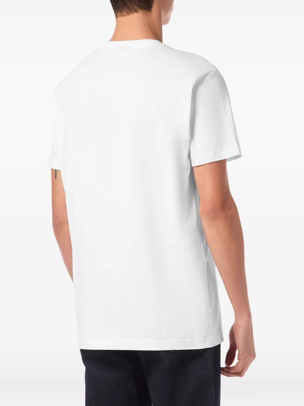 Billionaire Crest T-shirt met ronde hals Wit