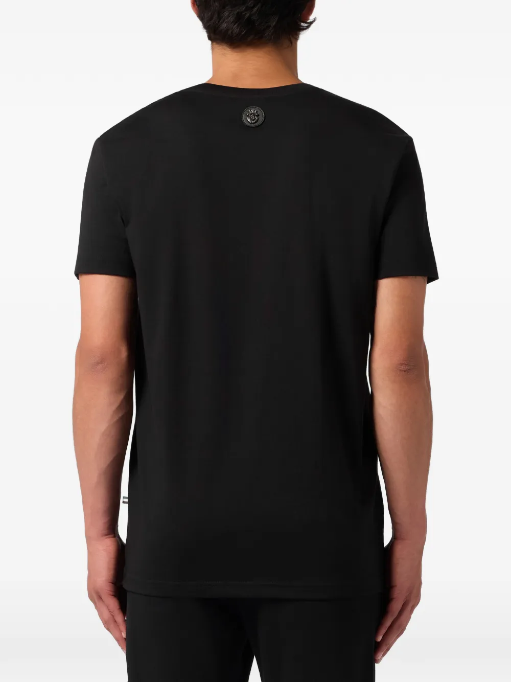 Billionaire Crest T-shirt met ronde hals Zwart