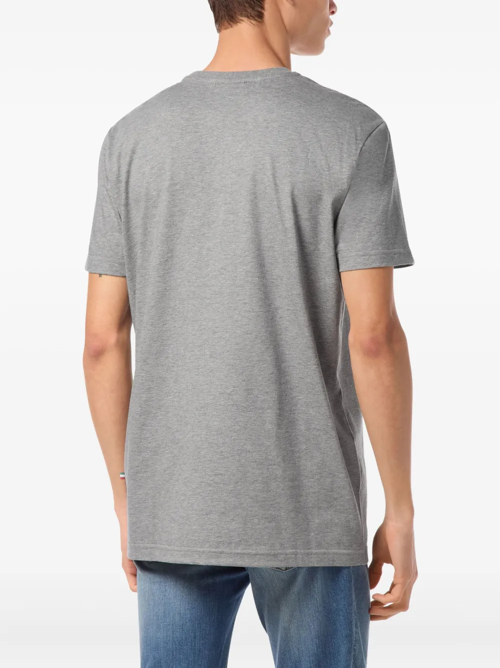 Billionaire Crest T-shirt met ronde hals Grijs