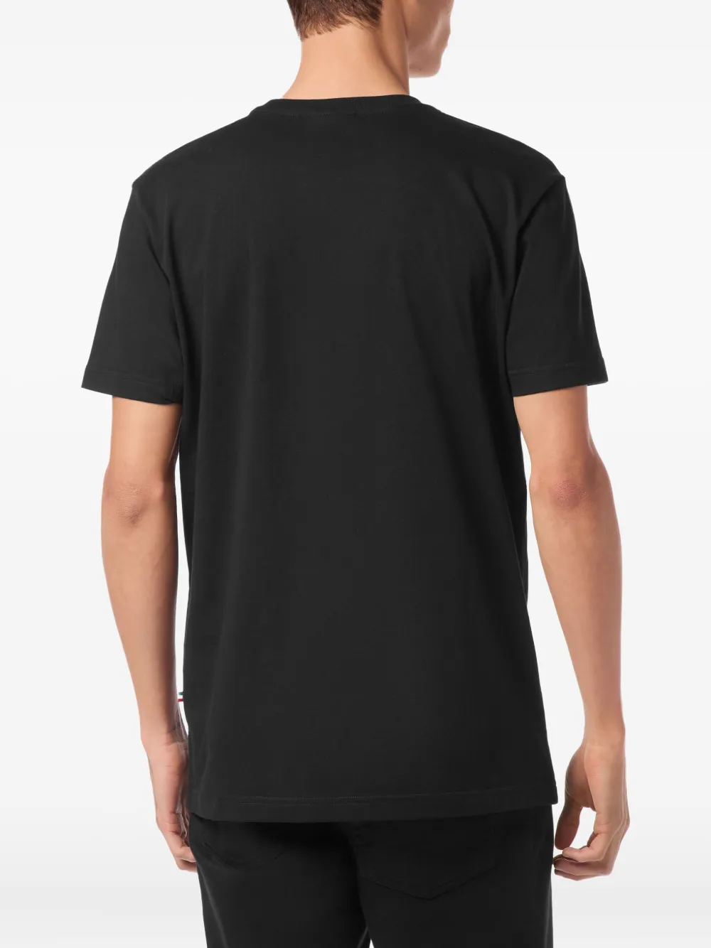 Billionaire T-shirt met logoprint Zwart