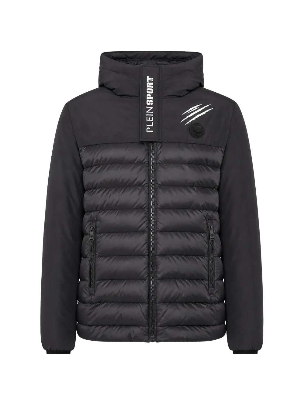 Plein Sport quilted logo-print jacket
