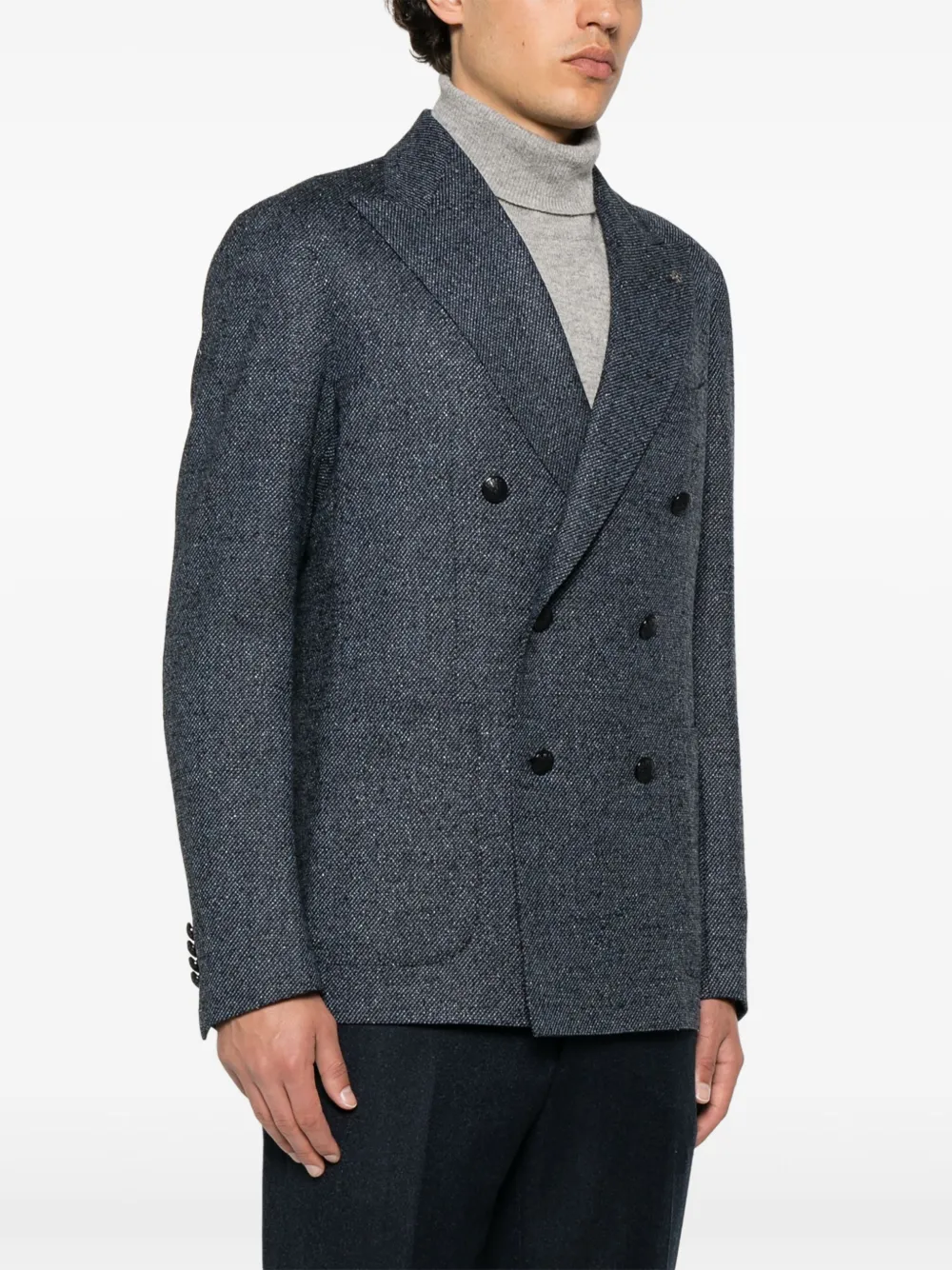 Shop Tagliatore Double-breasted Blazer