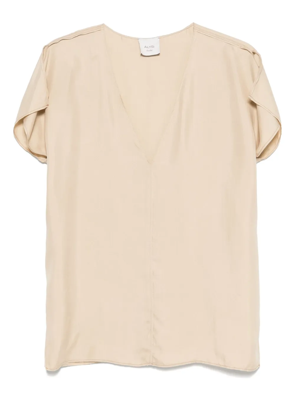 Alysi silk-satin blouse | Neutrals | Image 1