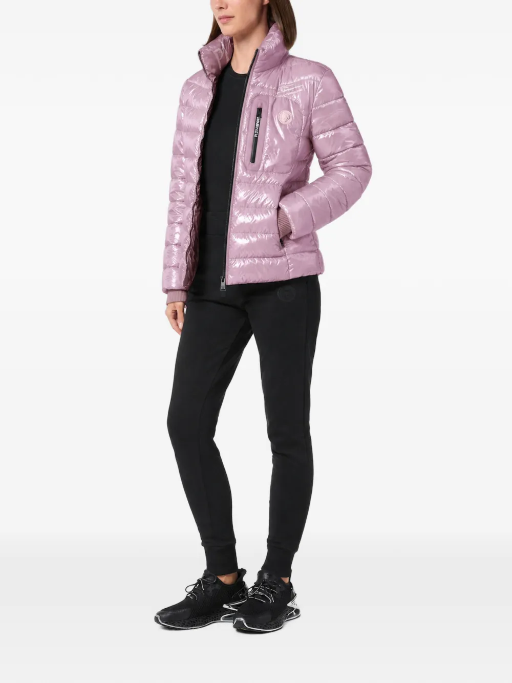 Plein Sport padded Tiger jacket Roze