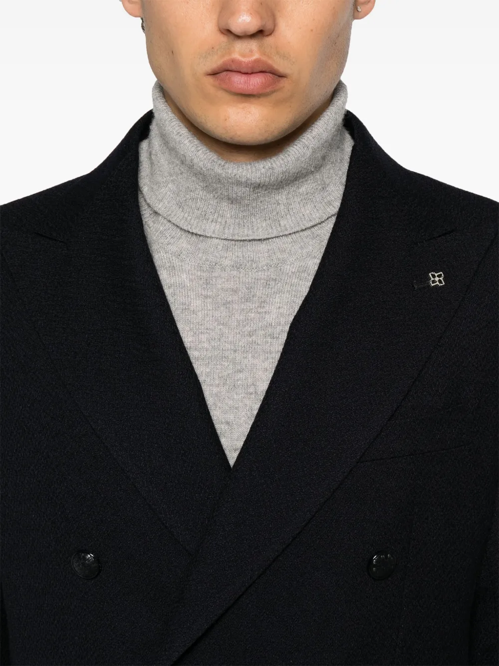 Shop Tagliatore Double-breasted Blazer