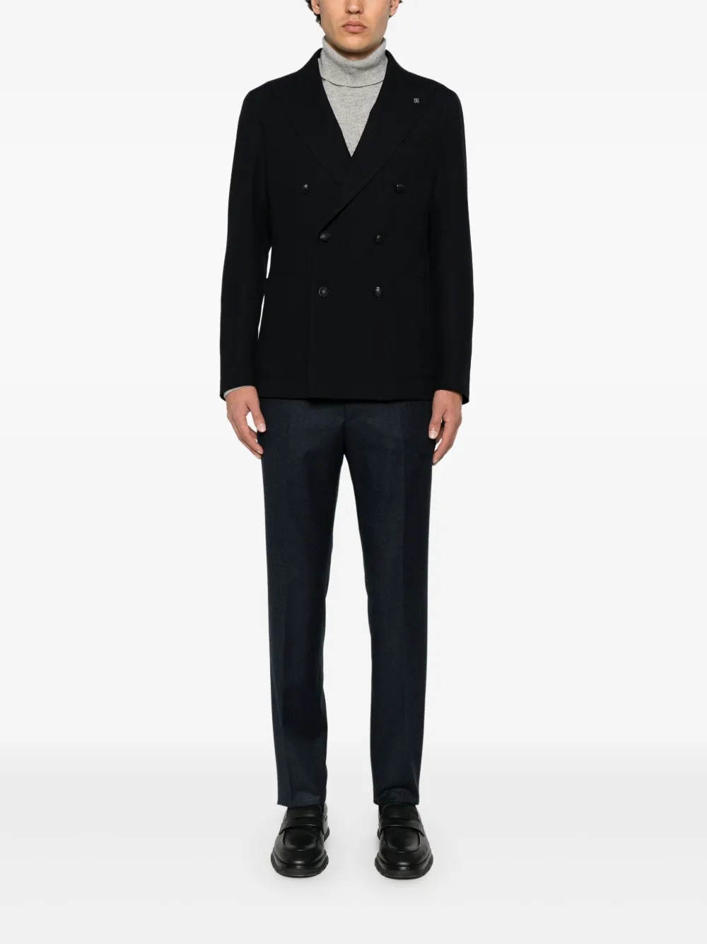 Shop Tagliatore Double-breasted Blazer