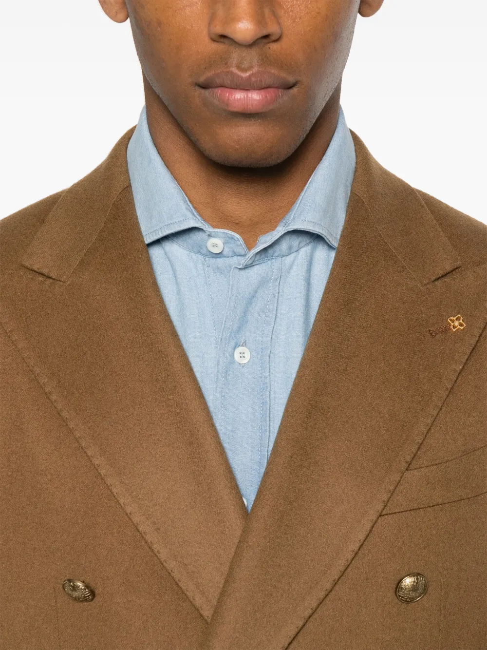 Tagliatore Blazer met dubbele rij knopen Bruin