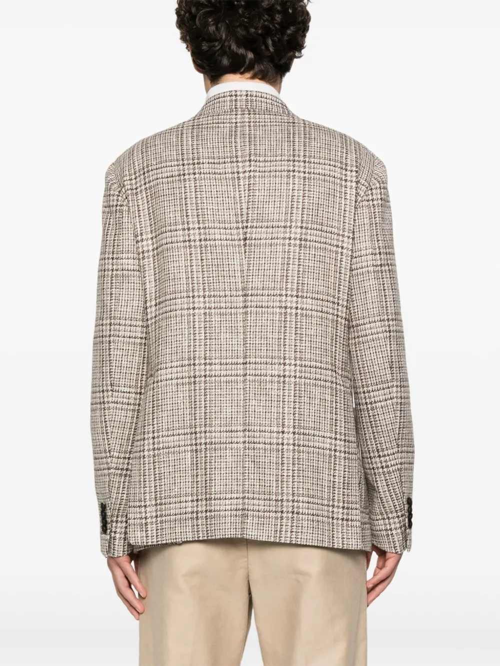 Tagliatore Blazer met enkele rij knopen Beige