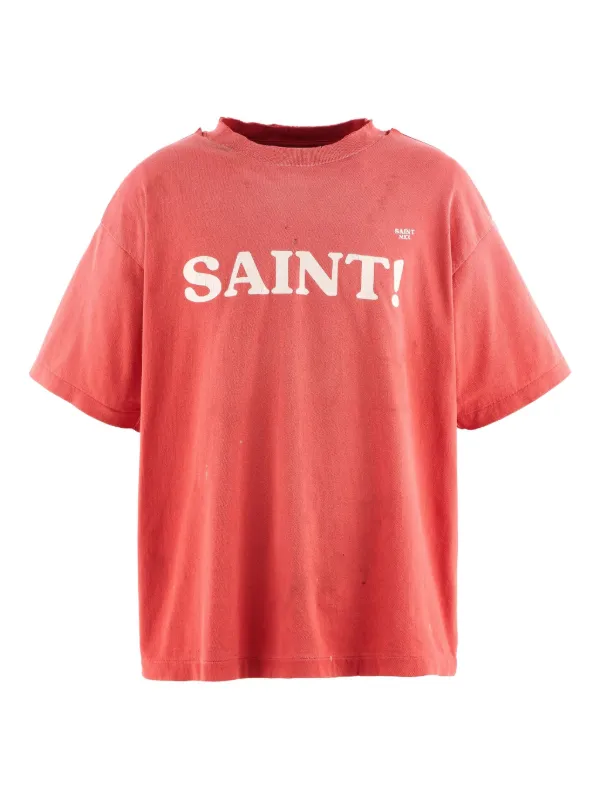 SAINT MXXXXXX ロゴ Tシャツ | レッド | FARFETCH JP SAINT MXXXXXX ロゴ Tシャツ | レッド | FARFETCH JP