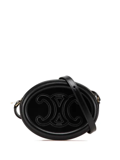 Céline Pre-Owned bolsa crossbody Small Calfskin Cuir Triomphe Oval 2021