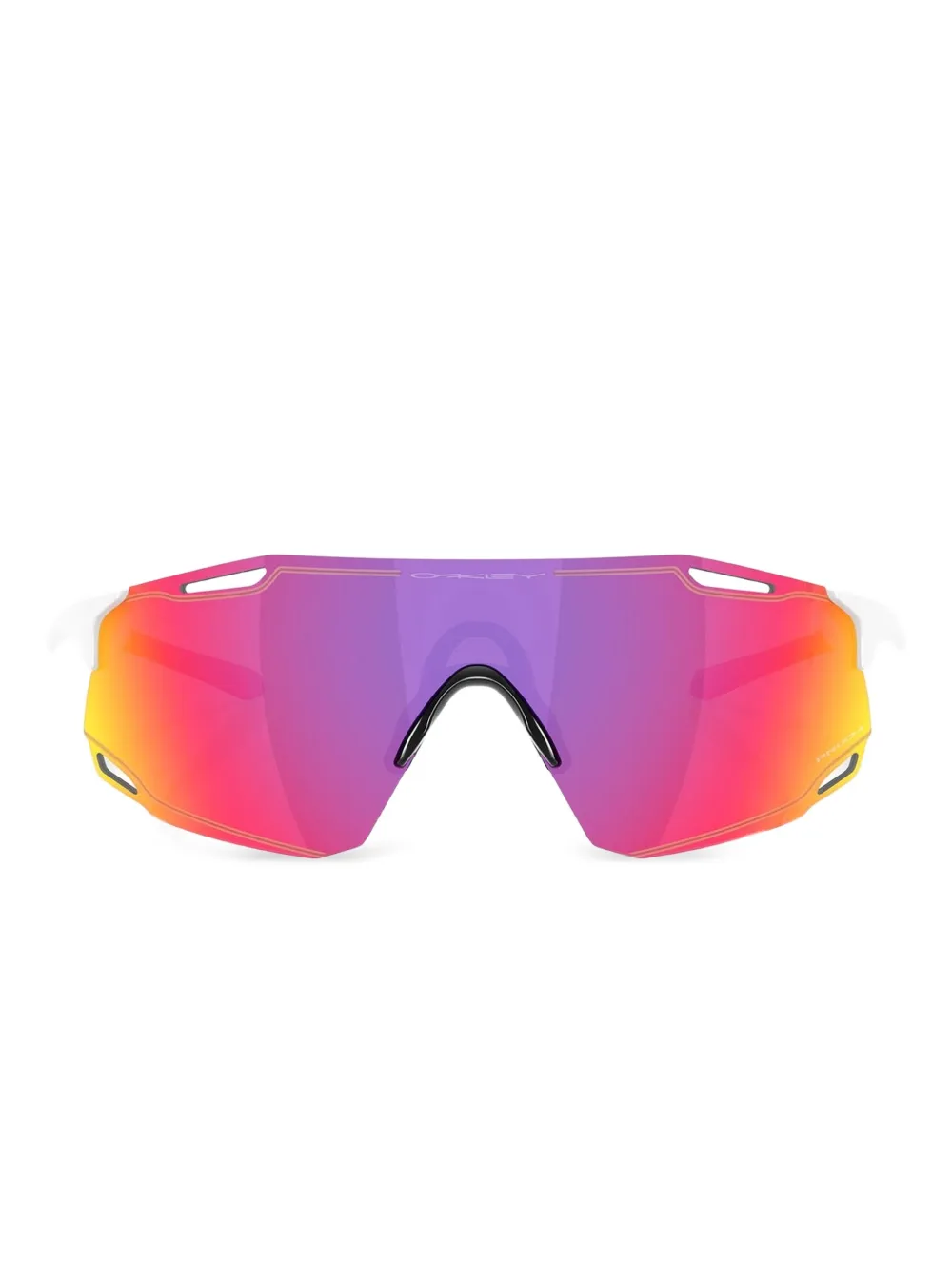 Oakley Zonnebril met geometrisch montuur Wit