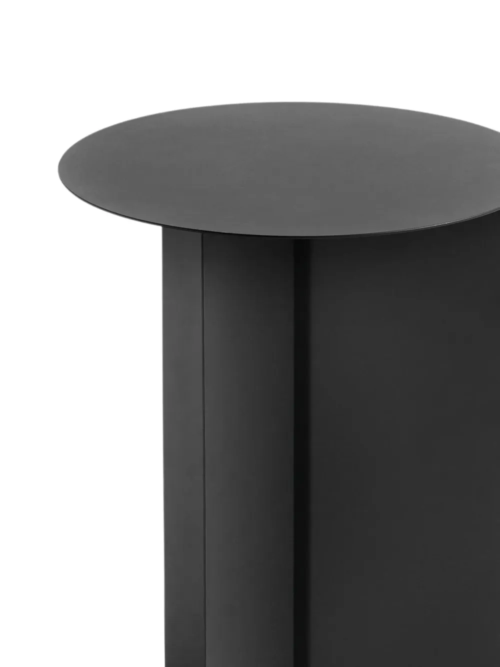 HAY stainless steel slit table - Zwart