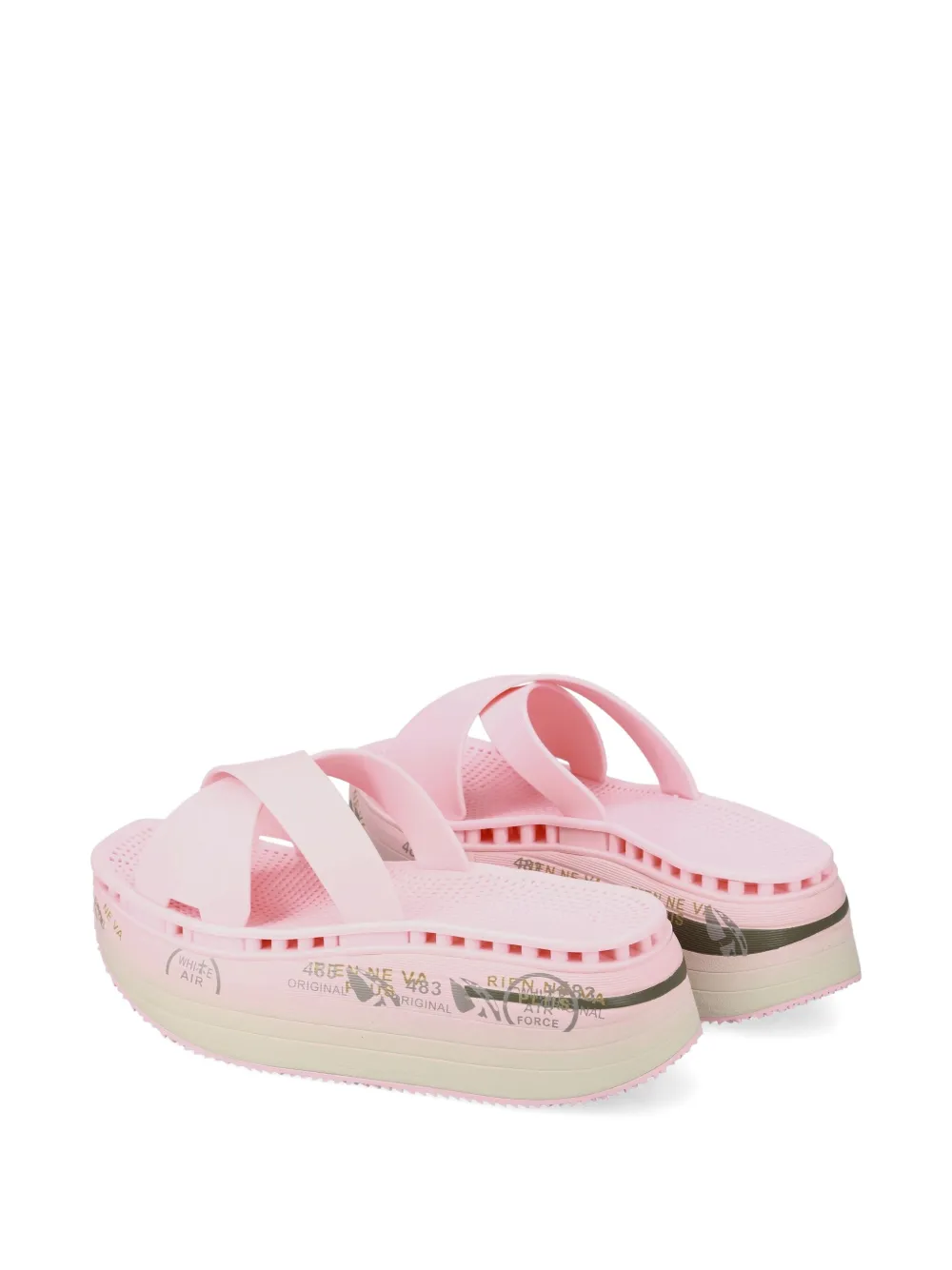 Premiata Moura slides Roze