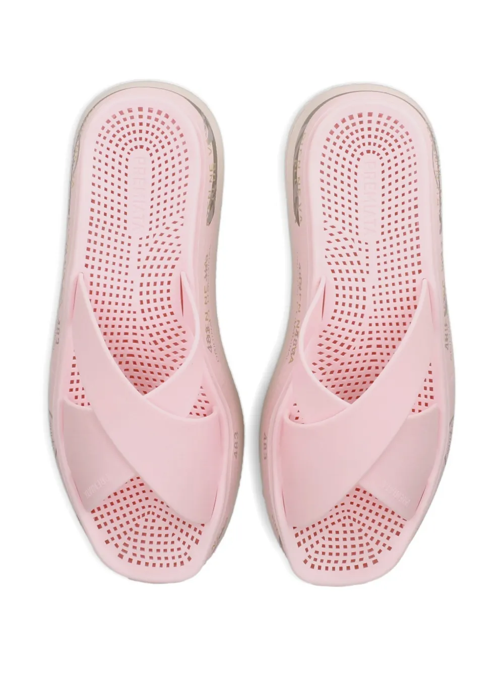 Premiata Moura slides Roze