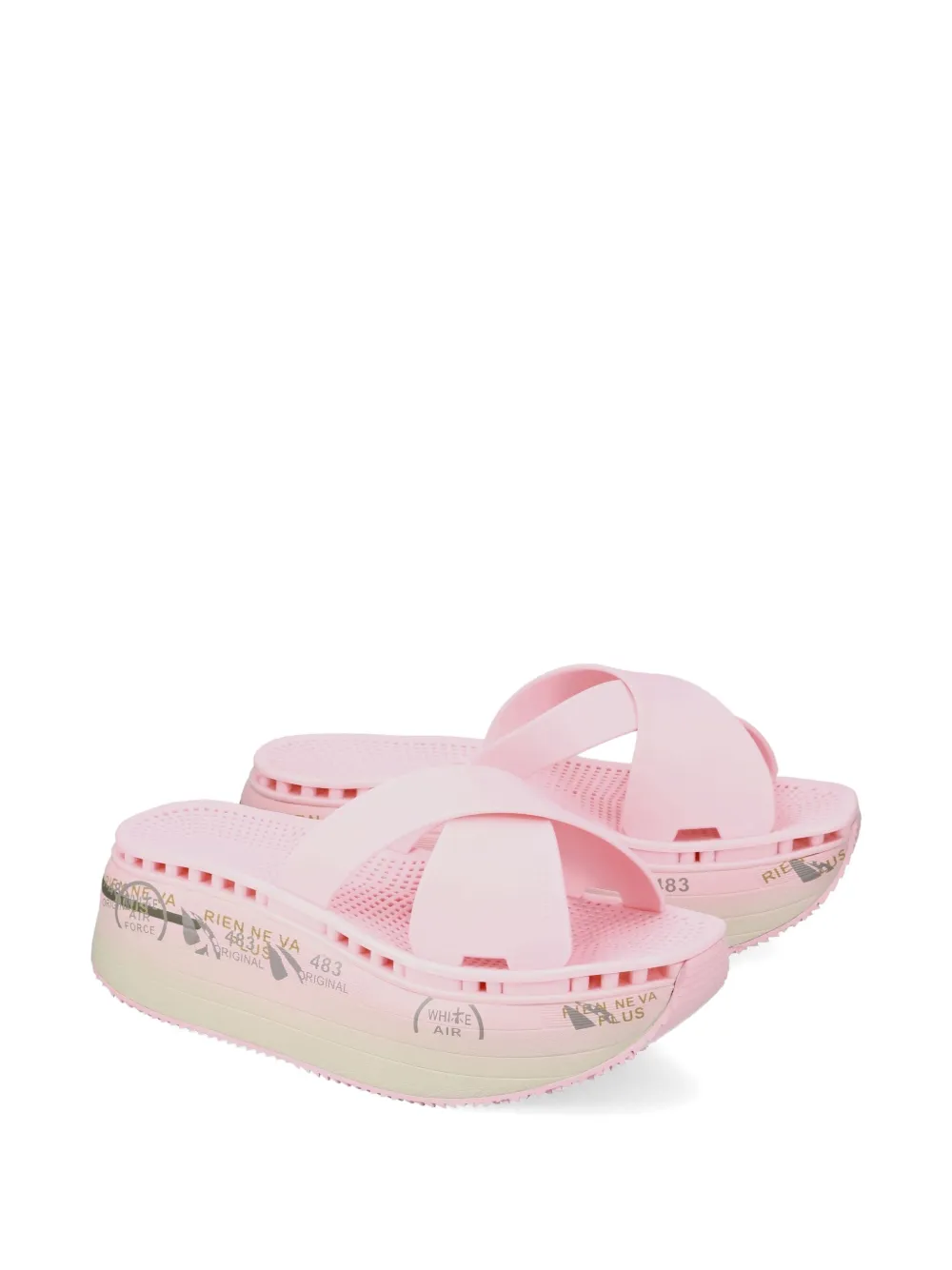 Premiata Moura slides Roze