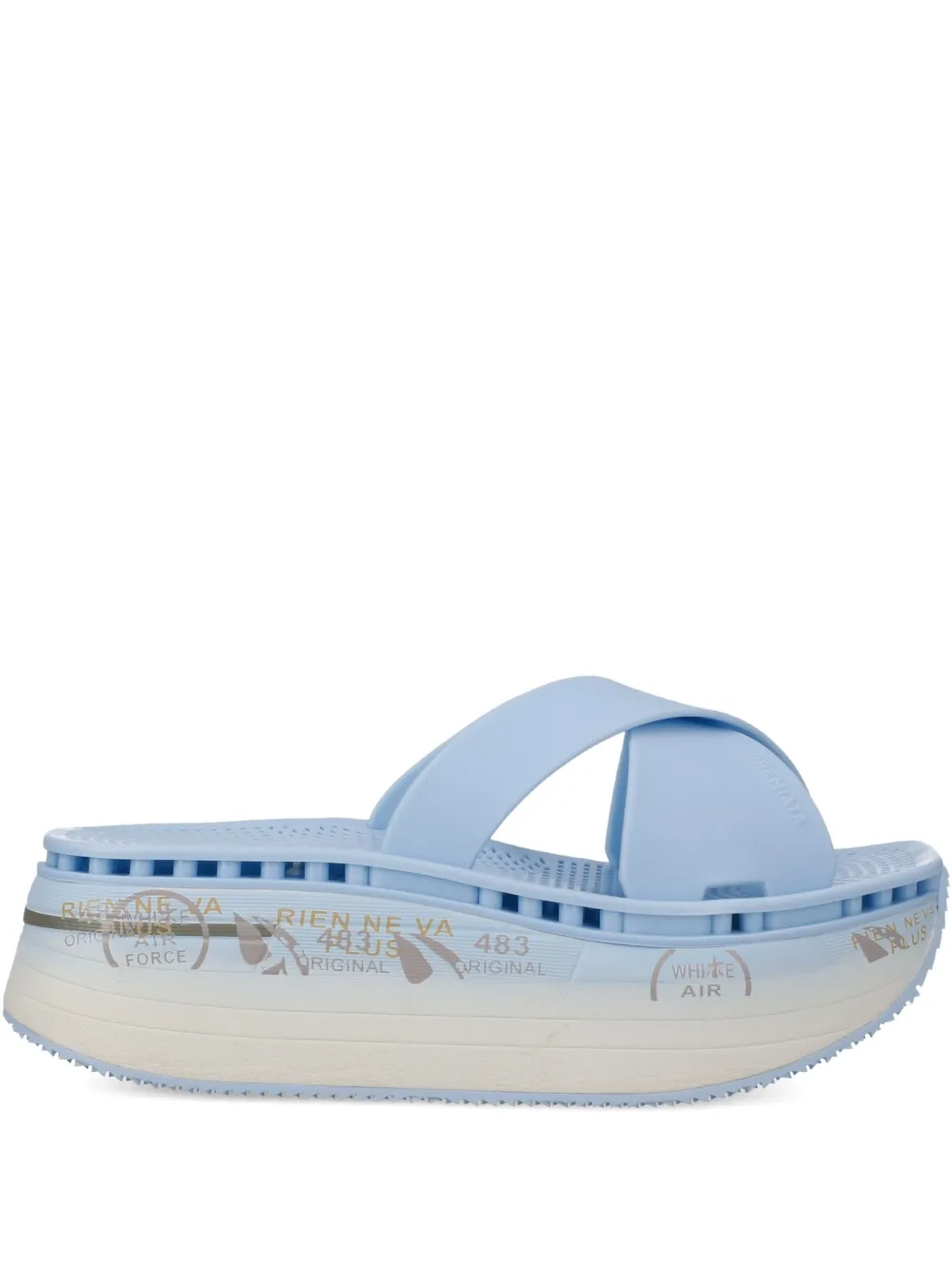Premiata Moura slides Blauw
