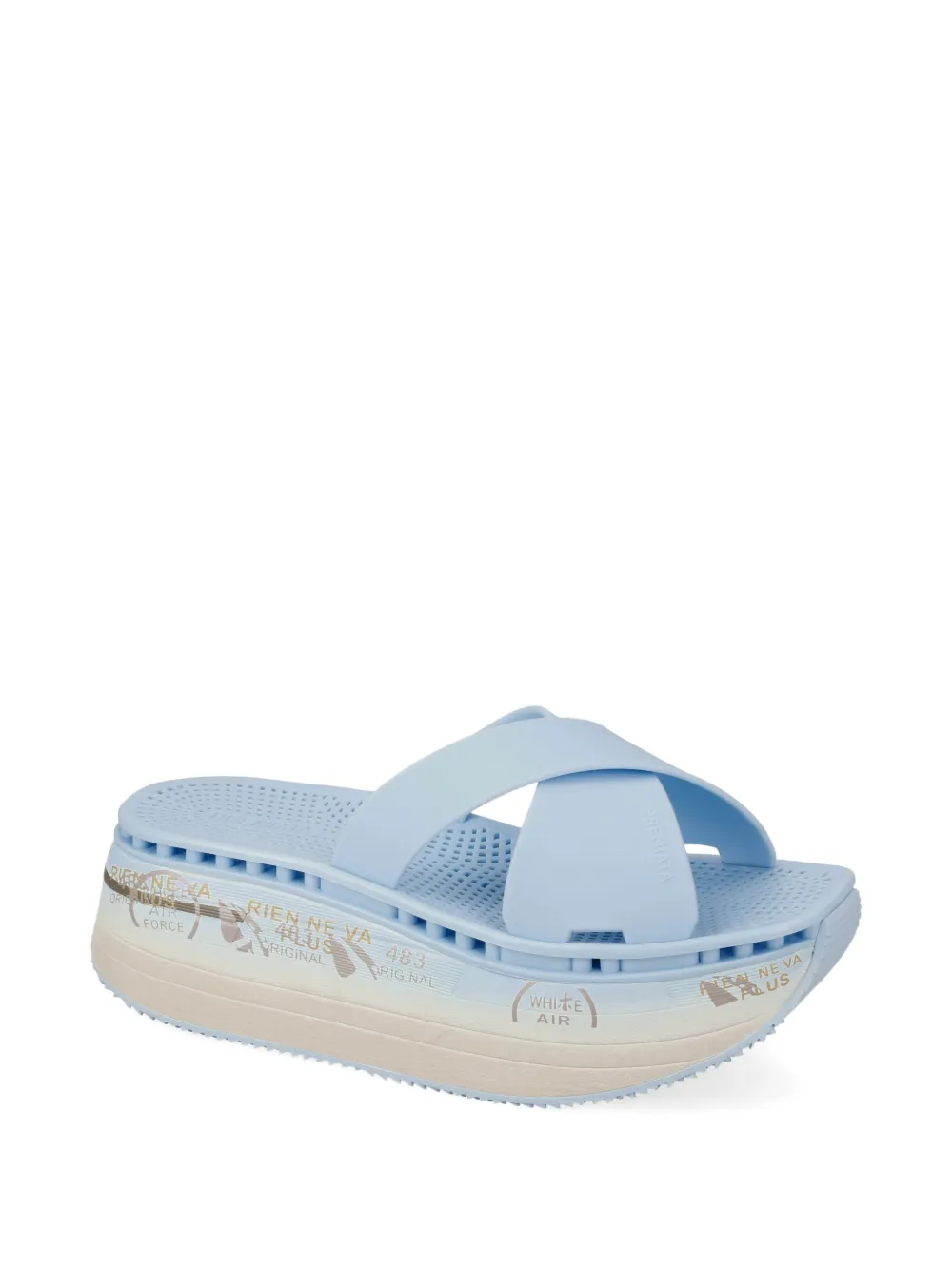 Premiata Moura slides Blauw