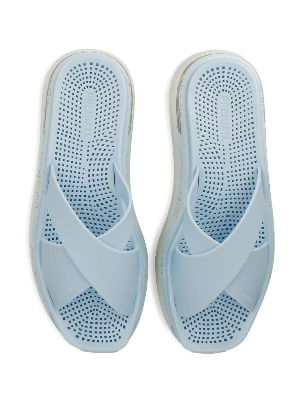 Premiata Moura slides Blauw
