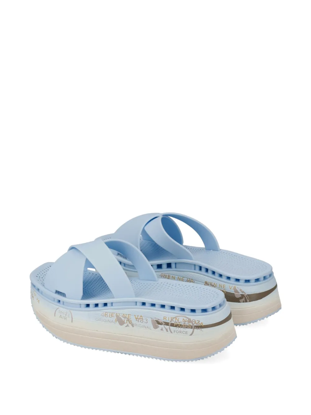 Premiata Moura slides Blauw