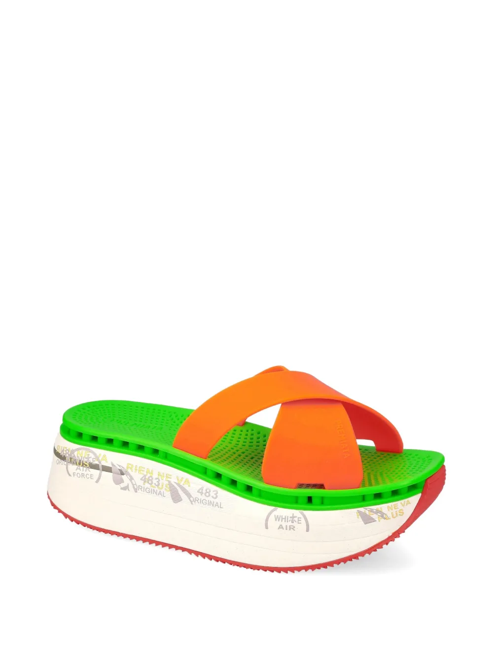 Premiata Moura slides - Oranje