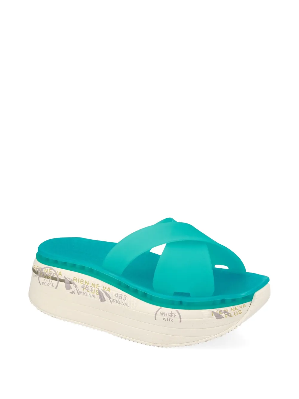 Premiata Moura slides - Groen