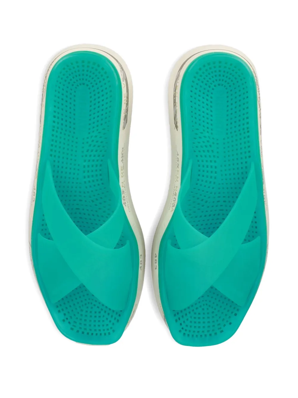Premiata Moura slides Groen