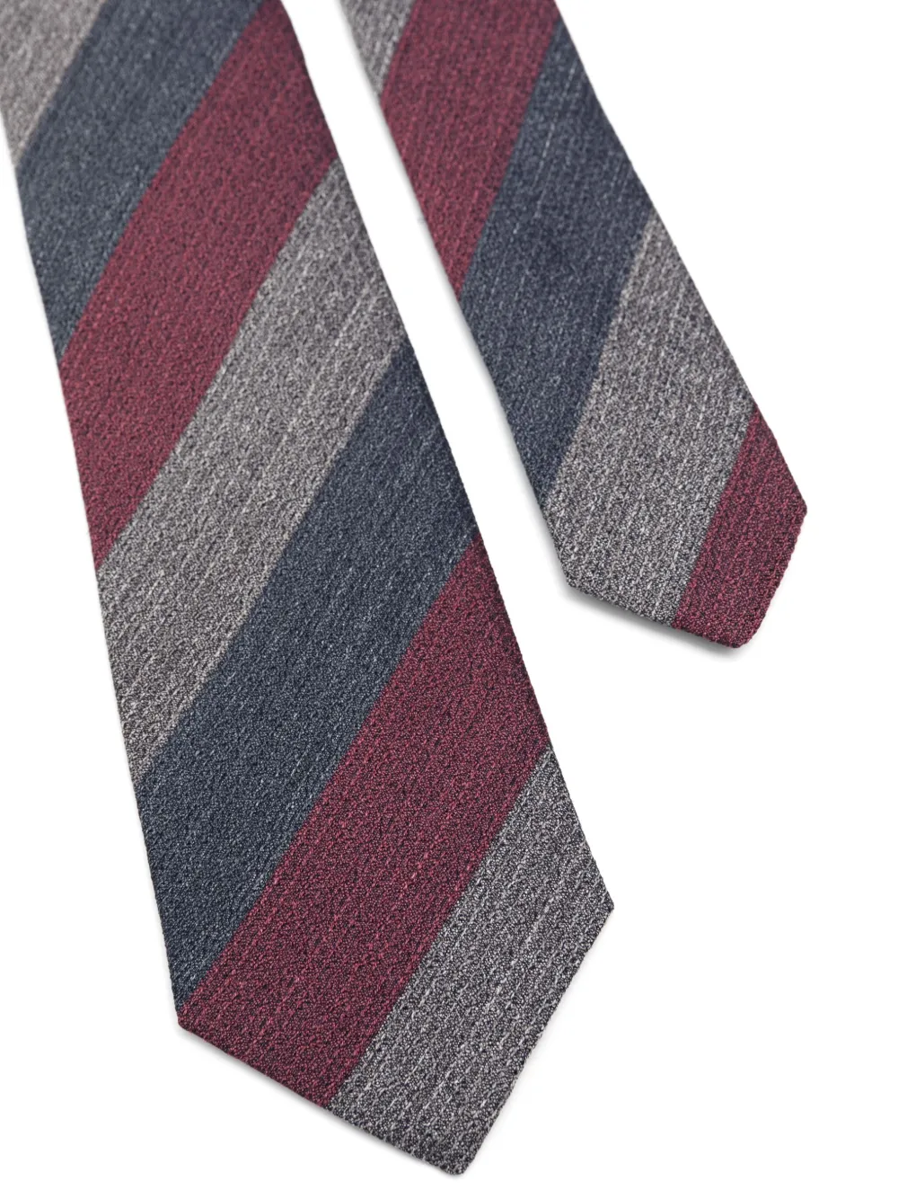 Tagliatore striped tie - Grijs