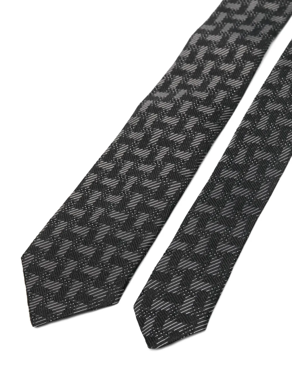 Tagliatore Getextureerde stropdas - Zwart