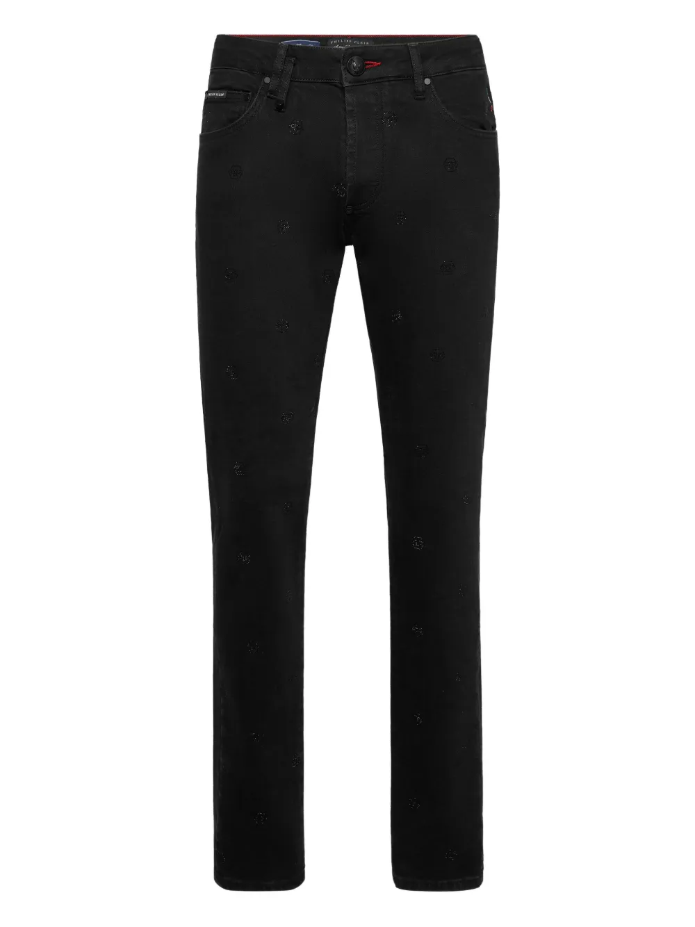 Philipp Plein monogram strass jeans | Black | Image 1