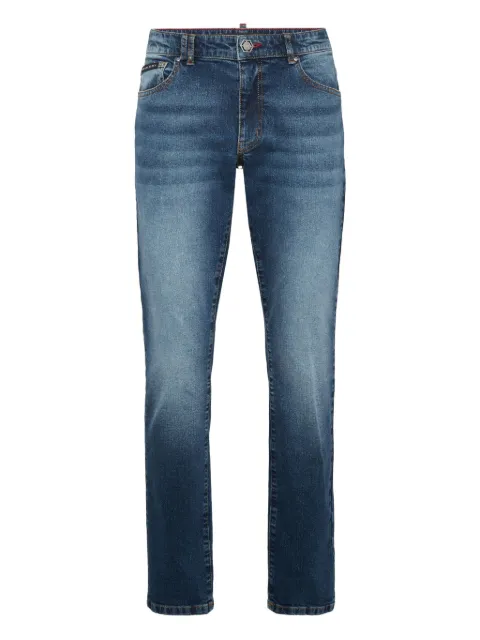 Philipp Plein embroidered-patch jeans