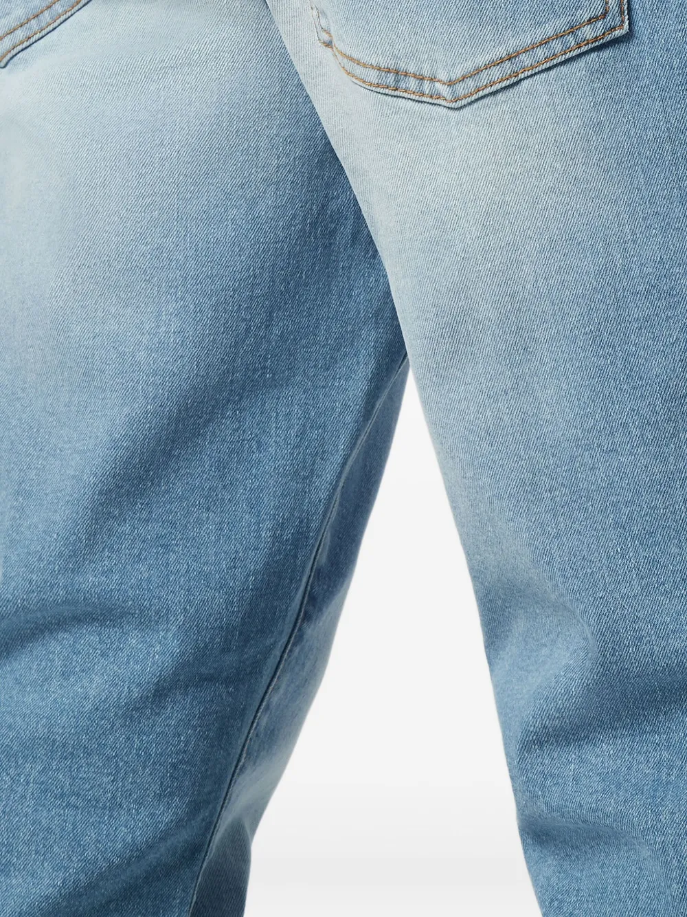 Philipp Plein Logo-plaque Jeans In Blue
