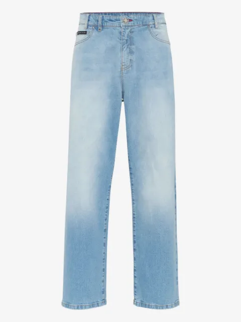 Philipp Plein Calça jeans com patch de logo