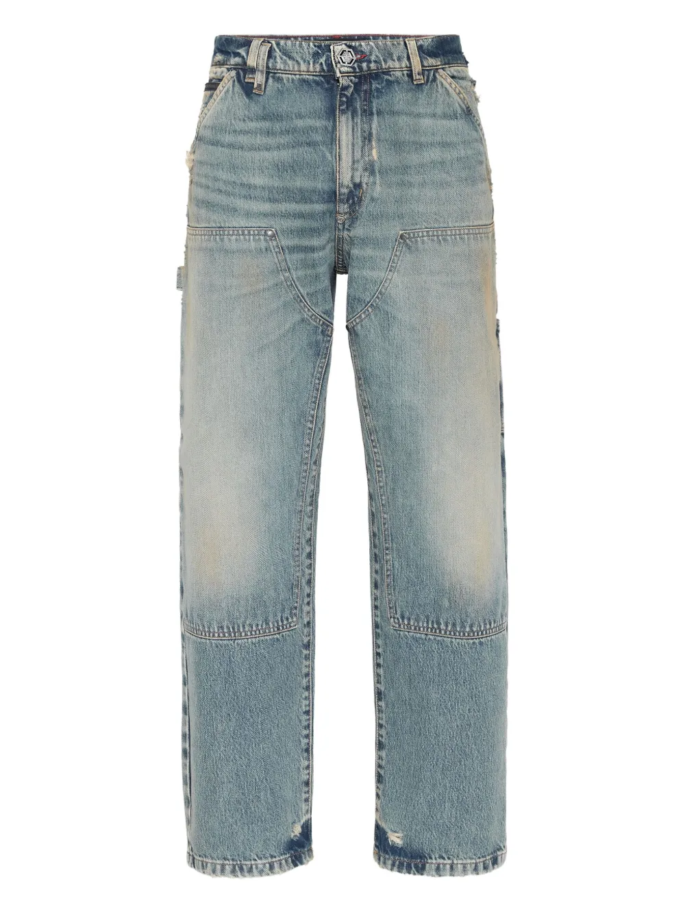 Philipp Plein double-pocket distressed jeans | Blue | Image 1
