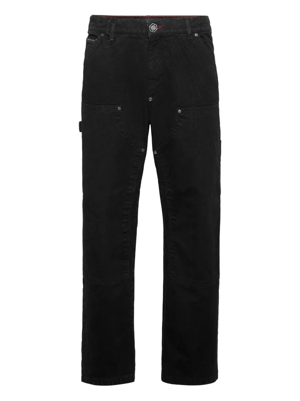 Philipp Plein Pantaloni con applicazione - Blu