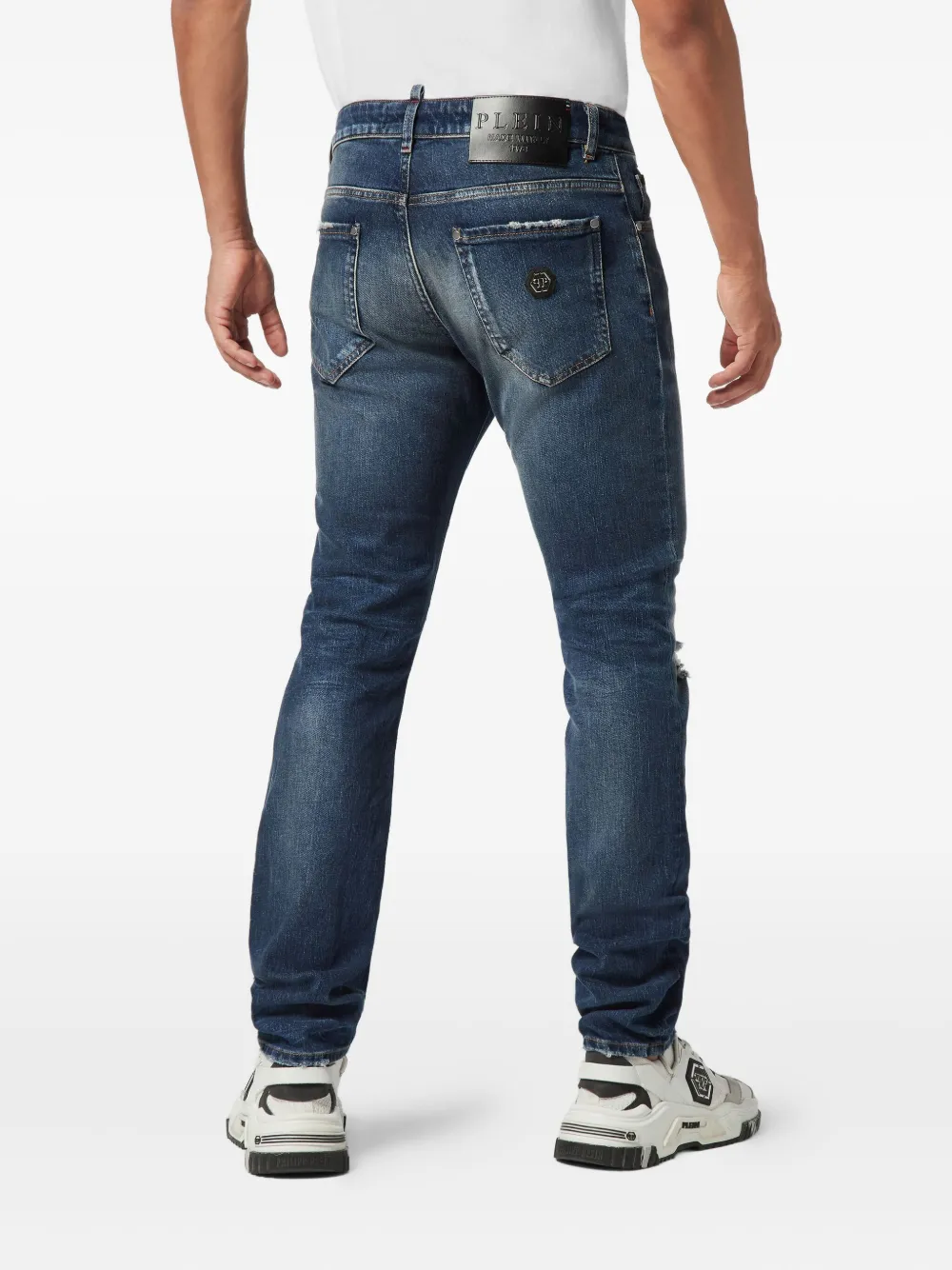 Philipp Plein Straight jeans Blauw