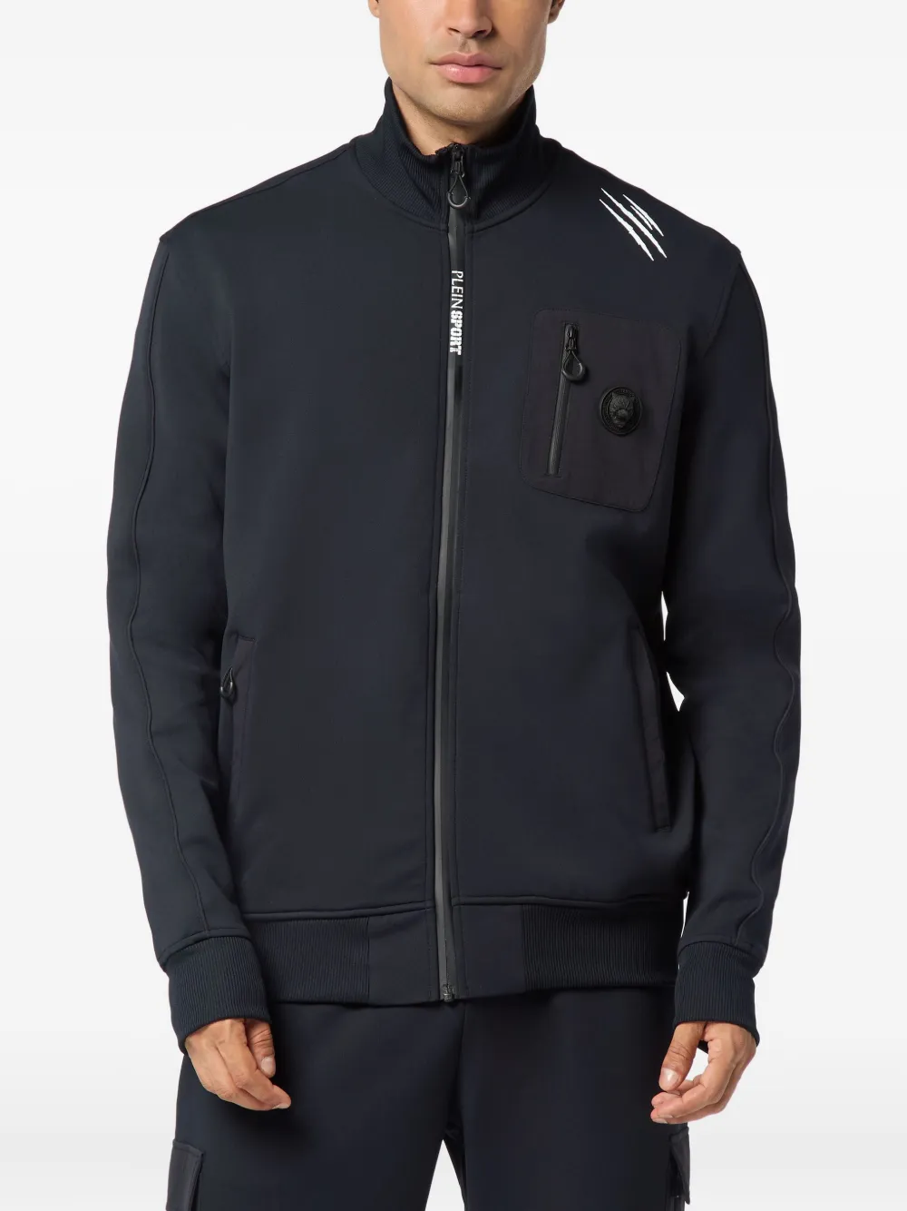 Plein Sport chamarra con cierre y detalle de rayas | Chamarras deportivas y rompevientos | Image 2