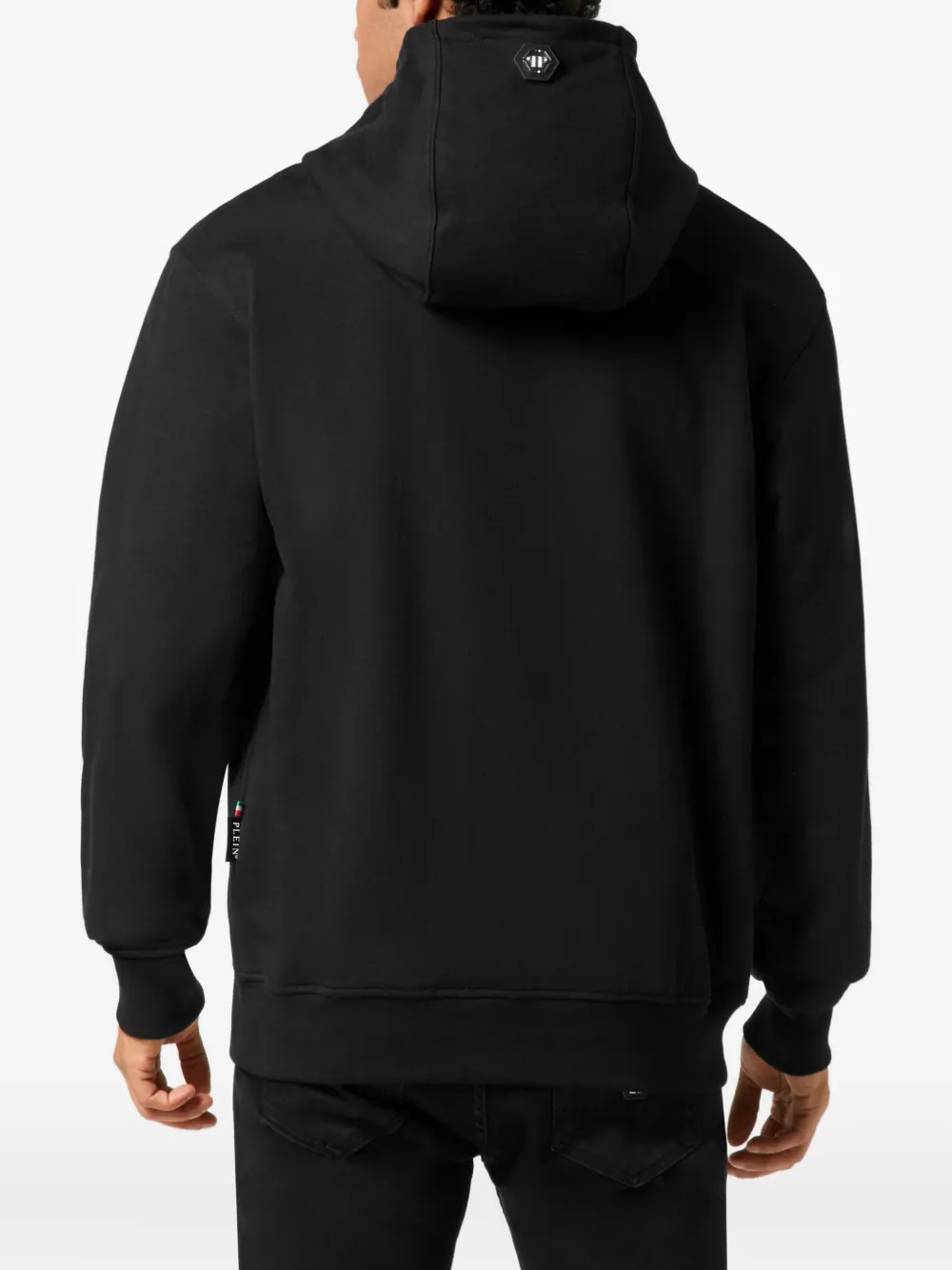 Philipp Plein Hoodie met logo Zwart