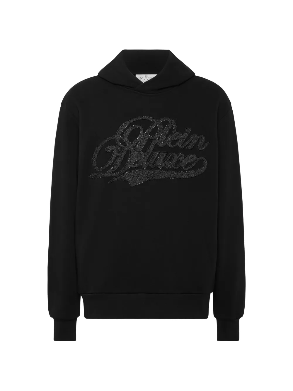 Philipp Plein crystal-embellished hoodie - Black