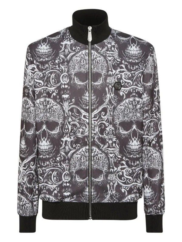 Philipp Plein スカル ジャケット | ブラック | FARFETCH JP