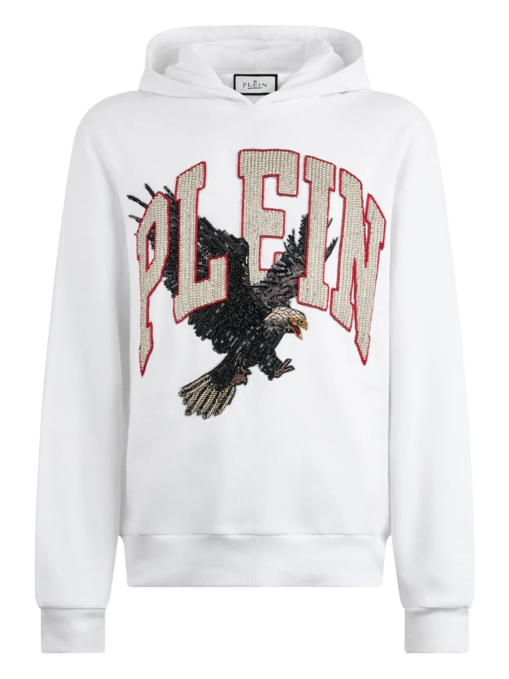 Philipp Plein Felpa con cappuccio - Bianco