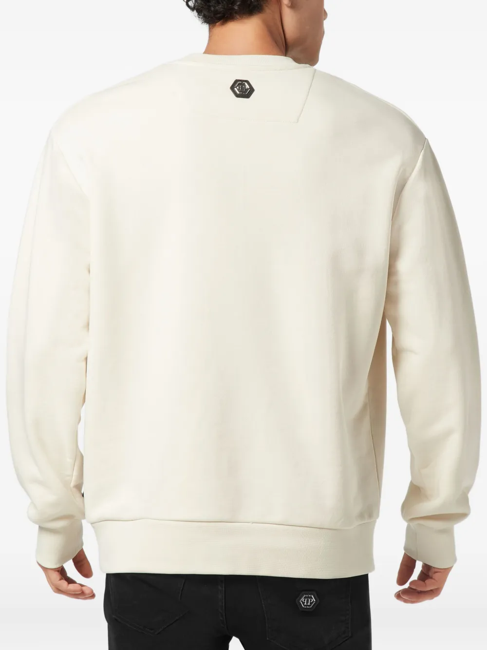 Philipp Plein Sweater met ronde hals Beige