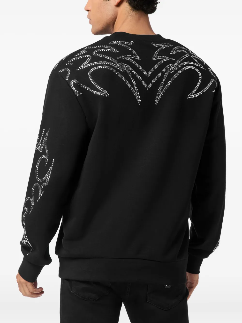 Philipp Plein Sweater met studs Zwart