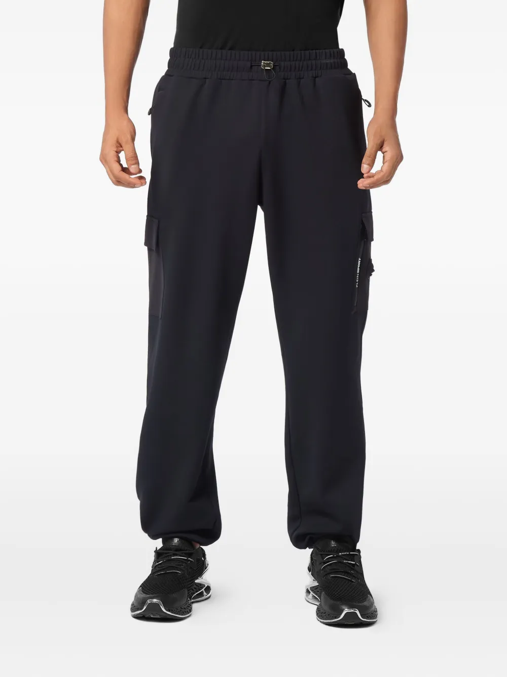 Plein Sport Joggingbroek met cargo zak - Zwart