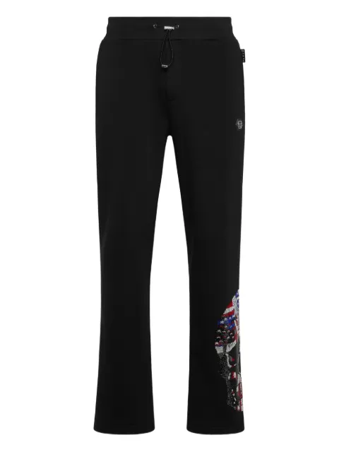 Philipp Plein embellished-skull track pants