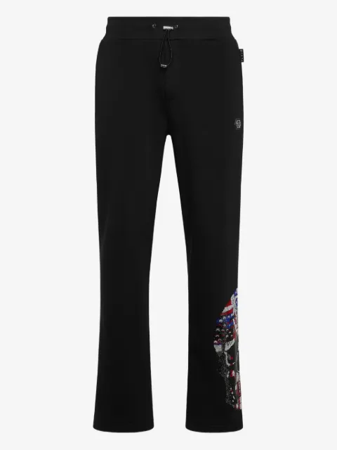 Philipp Plein embellished-skull track pants