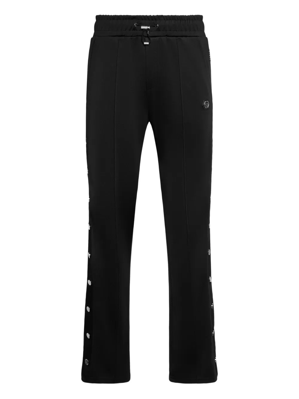Philipp Plein snap-fit fastening track pants | Black | Image 1